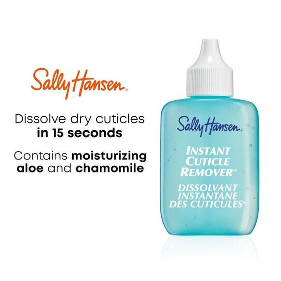 2 NEW SEALED IN BOX Sally Hansen Instant Cuticle Remover 1 Fl Oz EACH(Pack of 2) - Picture 1 of 3